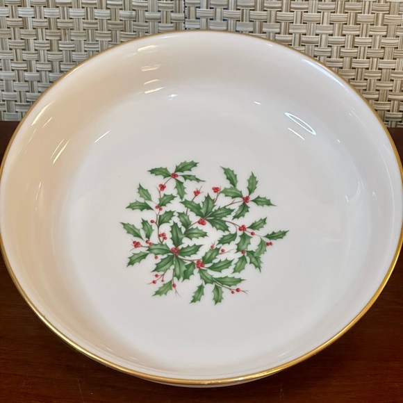🎄VTG 1970s-80s Lenox Special 02 Holiday Presidential Coupe Soup Bowl 7.5" USA - Picture 2 of 7